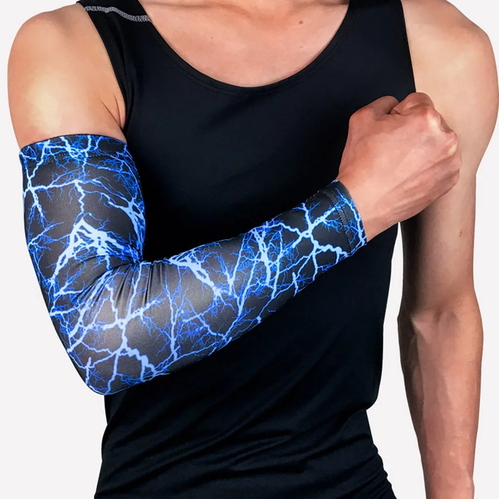 

Bicycle Bike Arm Covers Golf Sports Elbow Pads 1Pcs Protection Running Cycling Arm Warmers Basketball Volleyball Arm Sleeves