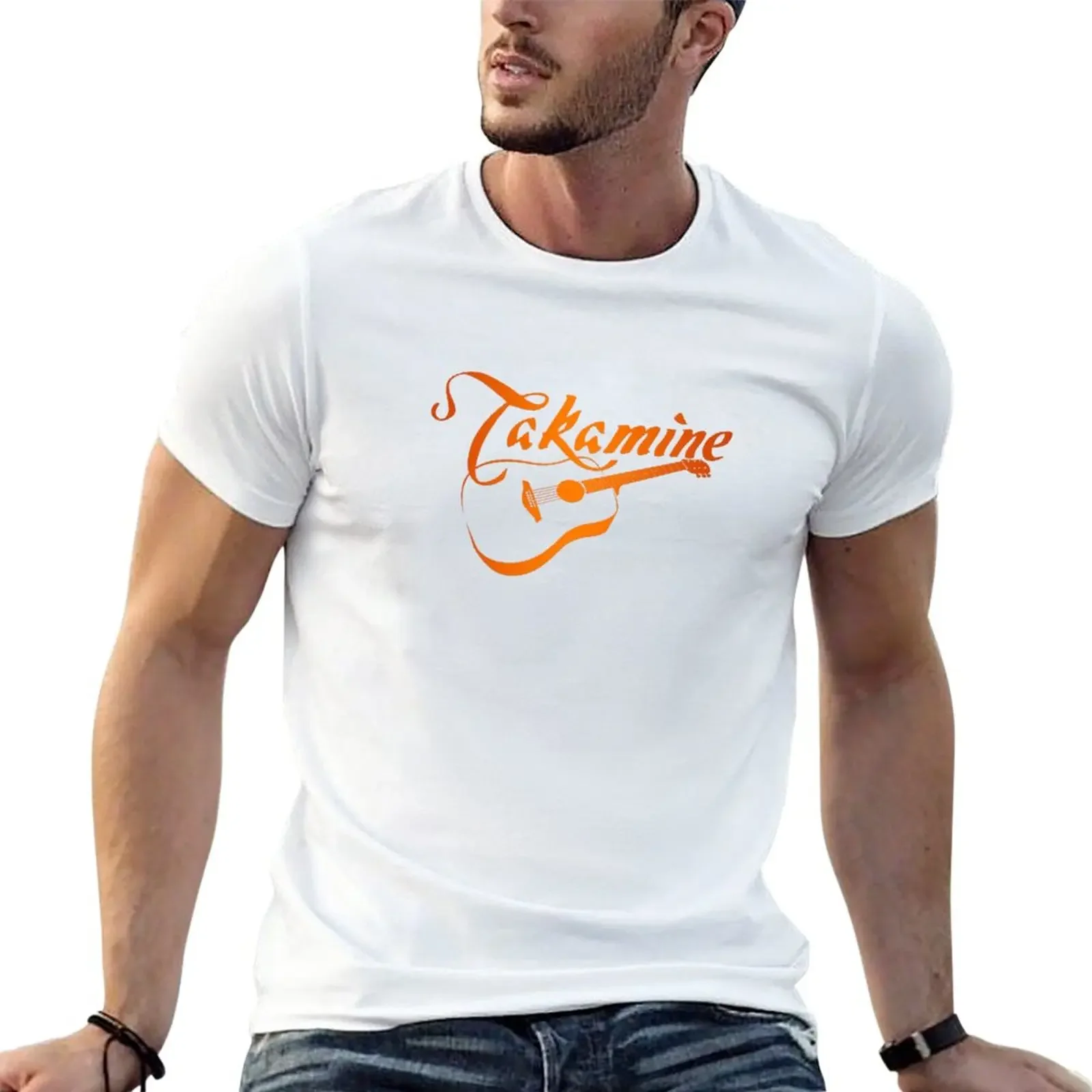 Takamine Guitars T-Shirt funny t shirts oversized t shirt summer clothes plain black t shirts men Summer fashion Arrival Cotton