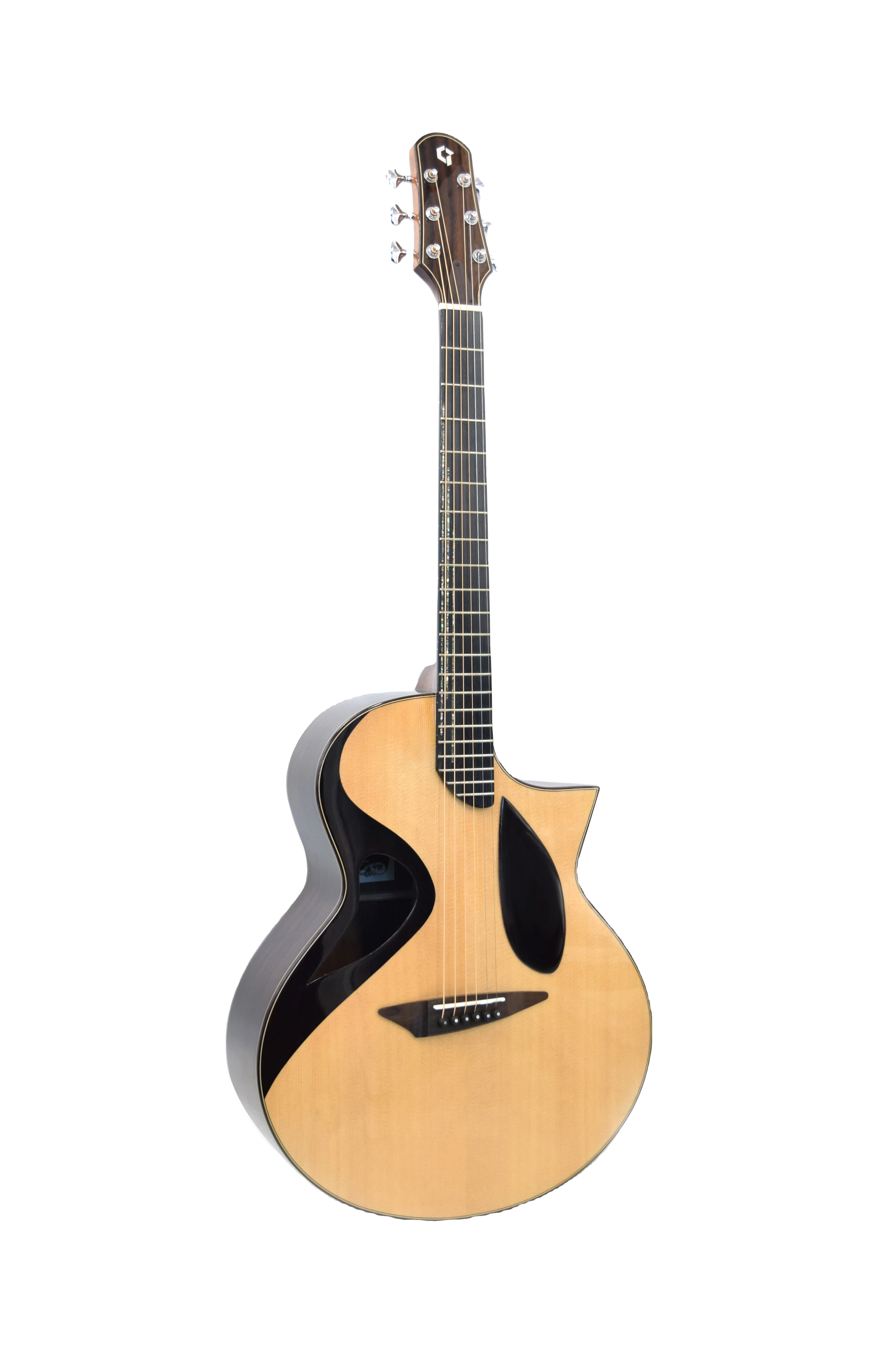 High Quality 40inch Auditorium Solid Acoustic Guitar Custom JD
