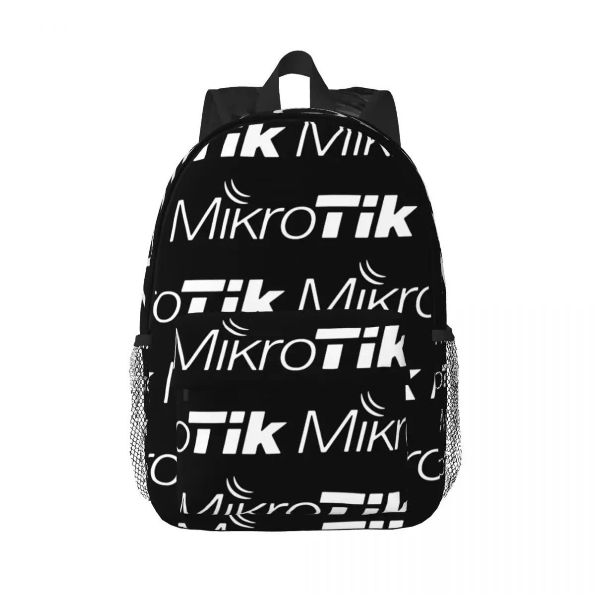 MikroTik Logo Backpack Middle High College School Student Bookbag