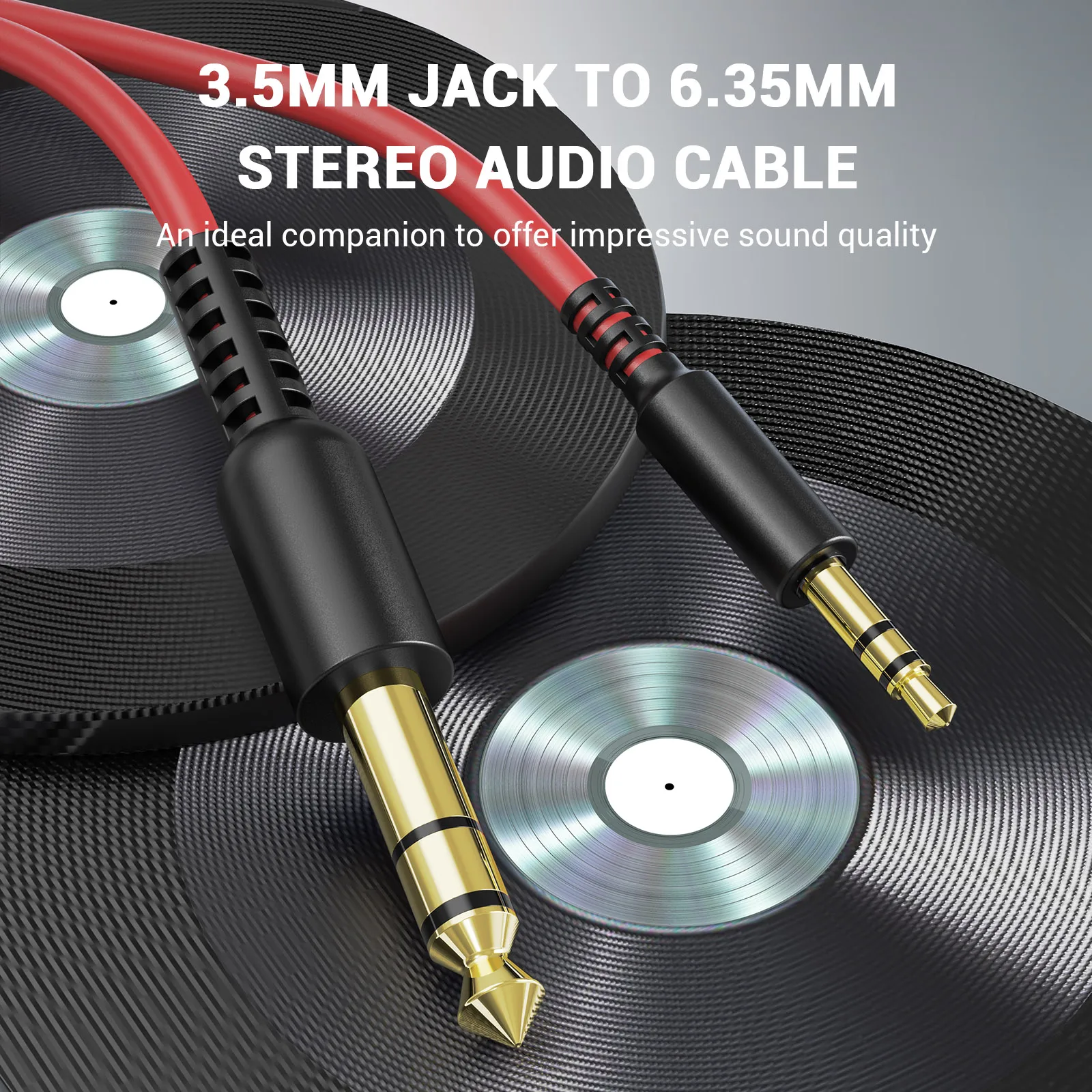 6.35 مللي متر إلى 3.5 مللي متر Aux كابل الصوت ل OneOdio Pro 10/30/50/A70/A7/HiFi DJ سماعات سماعة مشغل موسيقى مكبر صوت للهاتف سماعة