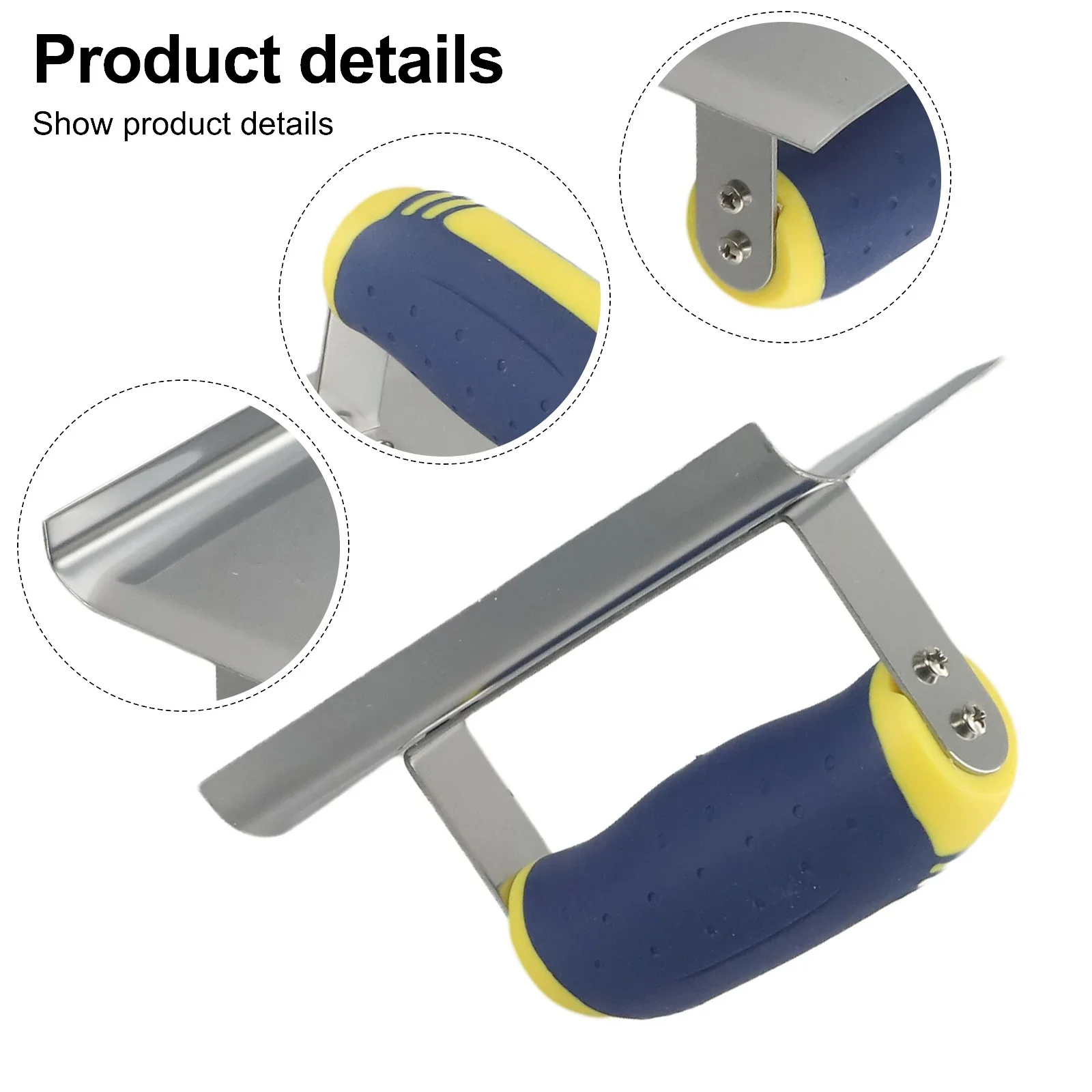 

Handle Concrete Hand Edger Concrete Hand Edger Curved Ends And Radiused Edge Design Ergonomic Handle No Rivets Construction Note