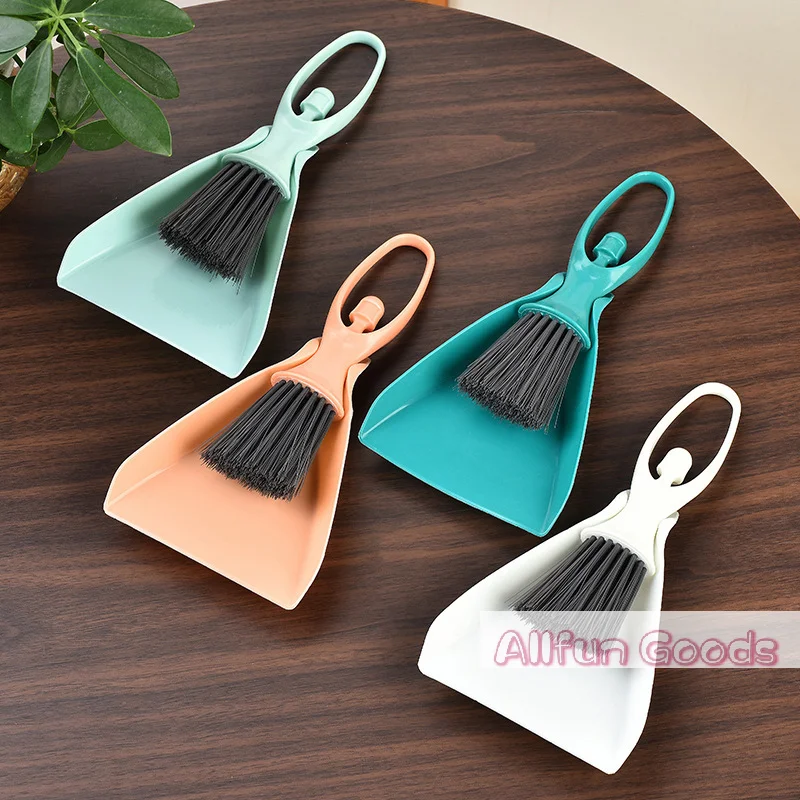 [TG835]Mini  Dustpan Set Desktop Clean Brushes Table Keyboard Drawer Corner Clean Tool Household Cleaning Tools Small Gap Brush