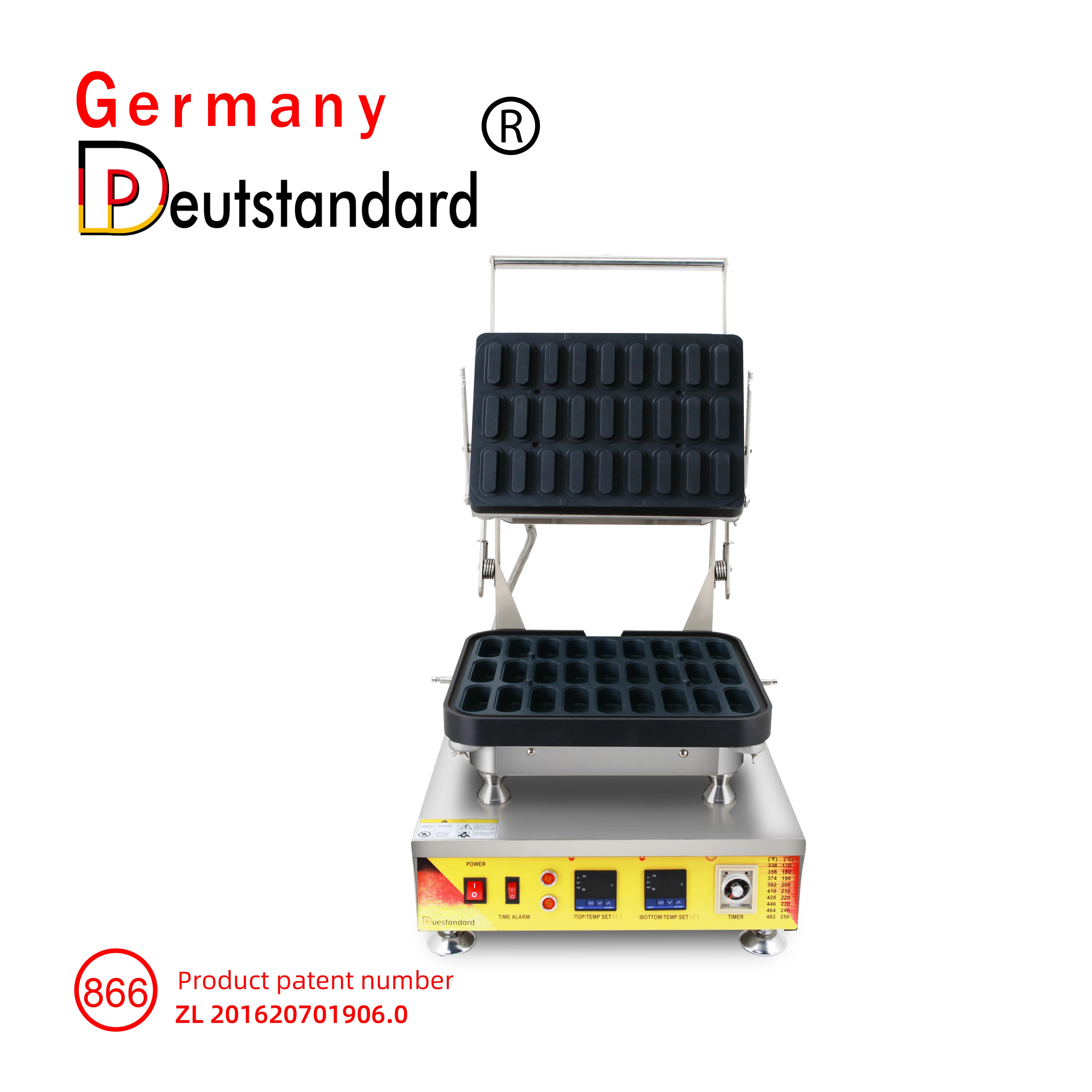 

Commercial Tartlet Machine NP-866, 27 Slots Rectangular Tart Shell Maker For Bakery Dessert Shop