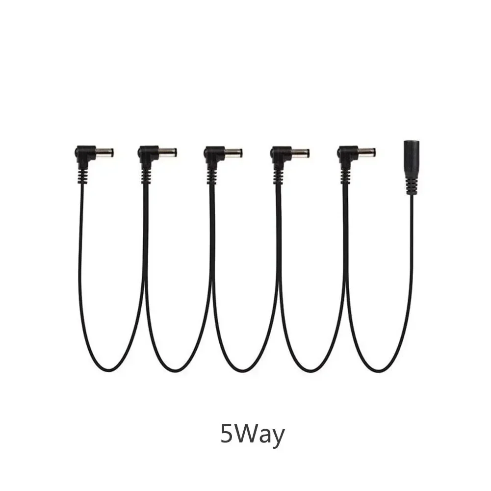 Guitar Effects Pedal Daisy Chain 3/4/5/6/8 Way Power Cord Supply Splitter Cable 9V DC Adapter Power Cable Guitar Accessories
