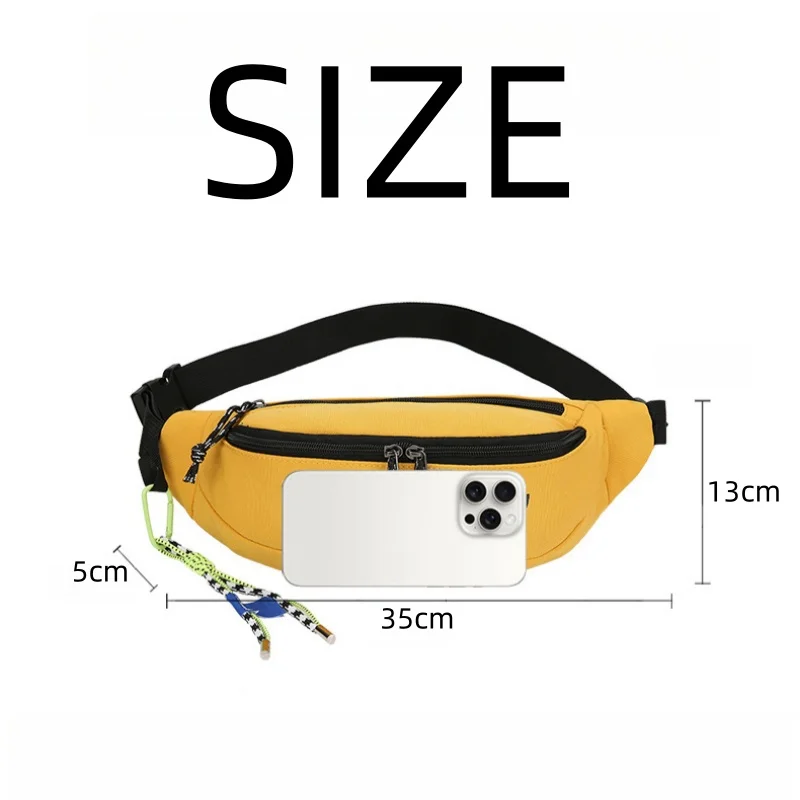 Sports Fanny Pack Casual Crossbody Waist Bag Very Suitable for Men and Women Resistant Chest Bag Cycling Running Hiking Belt Bag