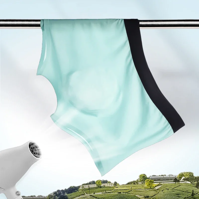 

Antarctic Man underwear, men's ice silk four-corner flat pants, summer thin, breathable and seamless shorts, men's personalized