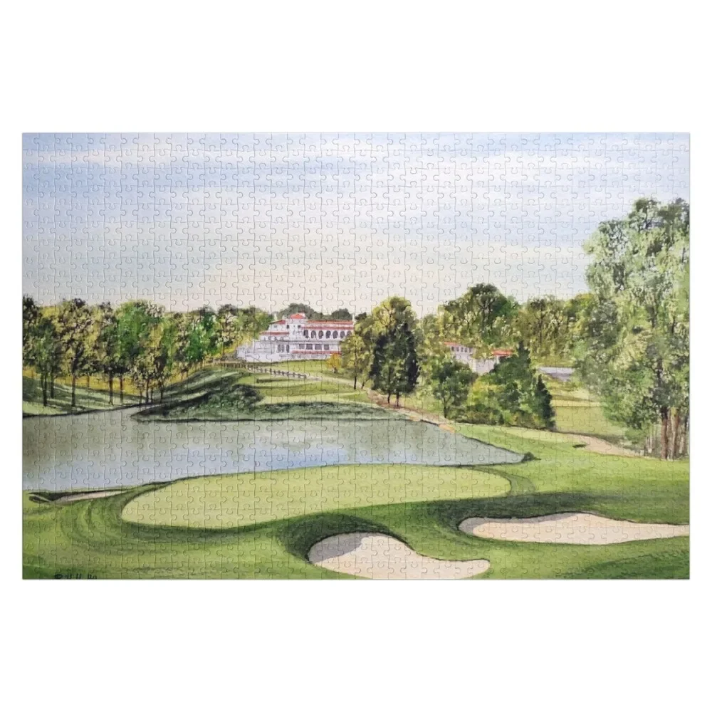 Puzzle del corso di golf parziale Puzzle in legno per adulti Pezzi di puzzle Puzzle giocattolo personalizzato per adulti