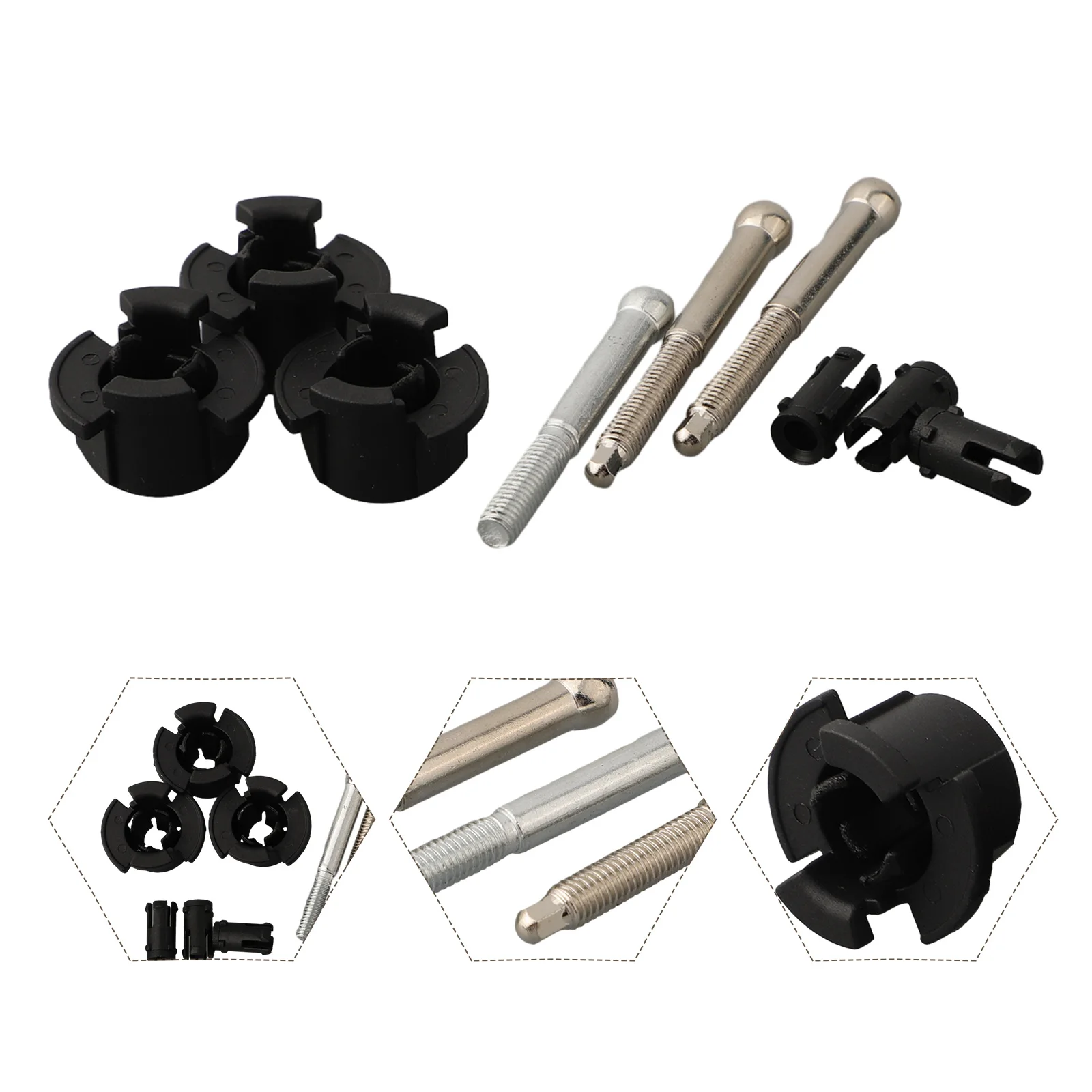 Replacement CRUISE CONTROL DISTANCE SENSOR MOUNTING REPAIR KIT 4H0998561 Fitment RS6 2008 2011/2013 2018 High Strength Material