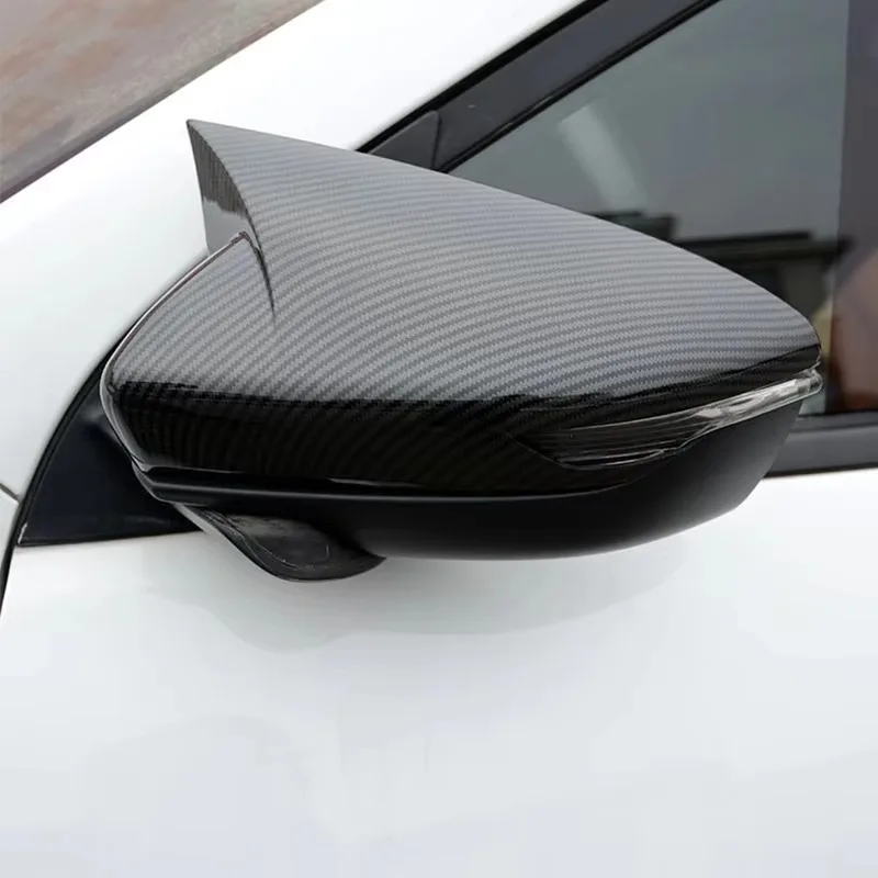 BOMP For Geely Emgrand II 2021 2022 2023 2024 Car exterior rearview mirror decorative shell devil angle shape