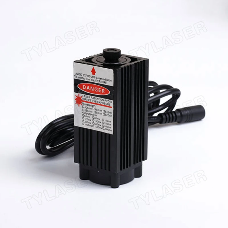 Modulo laser linea IR in vetro ad alta potenza 808nm 100mw-2W Luce invisibile Il robot rileva grado industriale (gratuito con staffa)