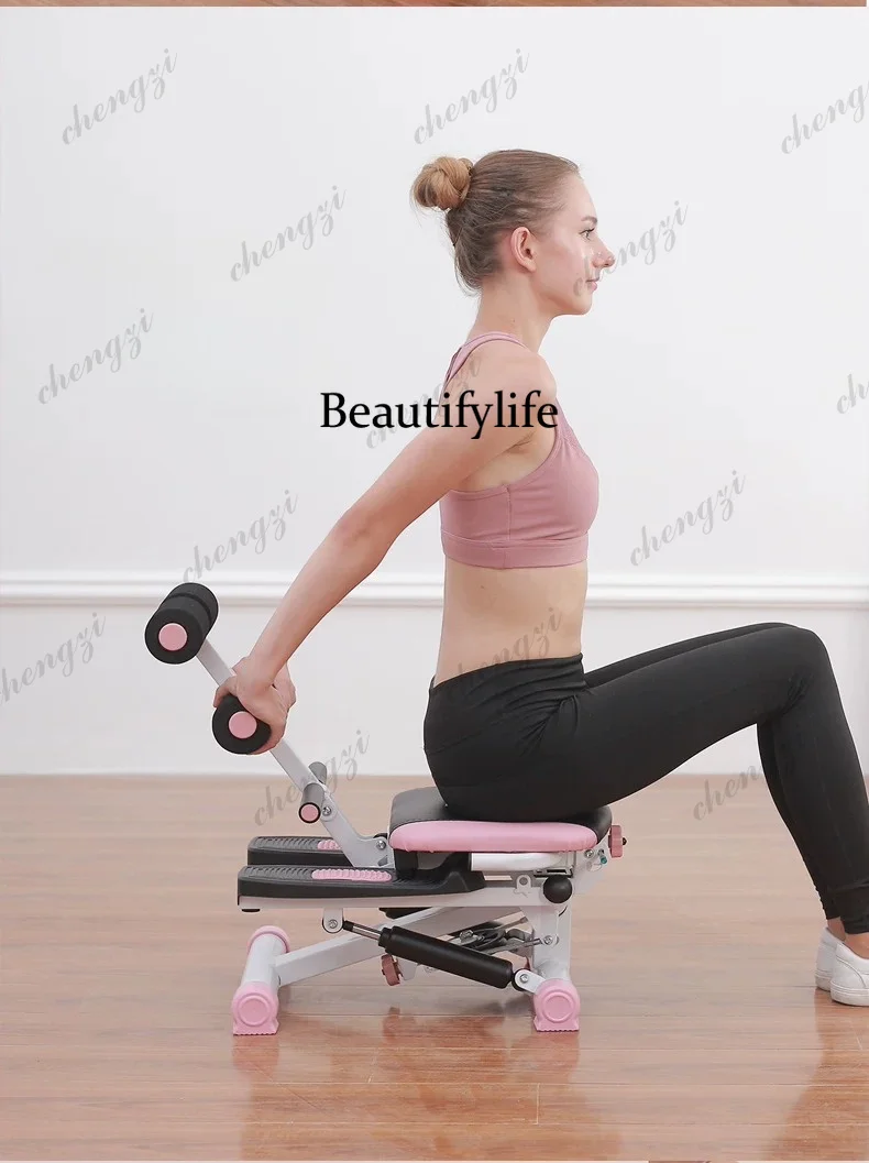 Stepping abdominal all-in-one machine Fitness equipment Household waist crunches Multifunctional mountaineeringauxiliaryexercise