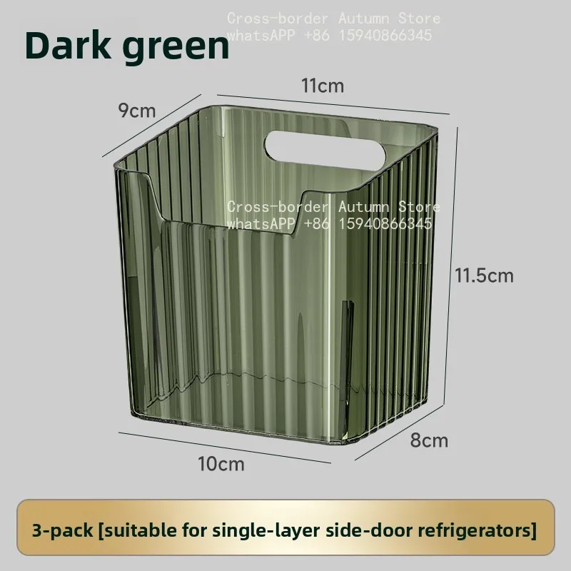 side door storage box sub-packaging and finishing artifact door inner fresh-keeping box ginger garlic storage box kitchen