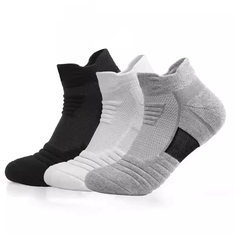 1 Pairs Breathable Mesh Athletic Terry Socks Reduces Foot for Running Hiking & Sports Cushioned Moisture-managing
