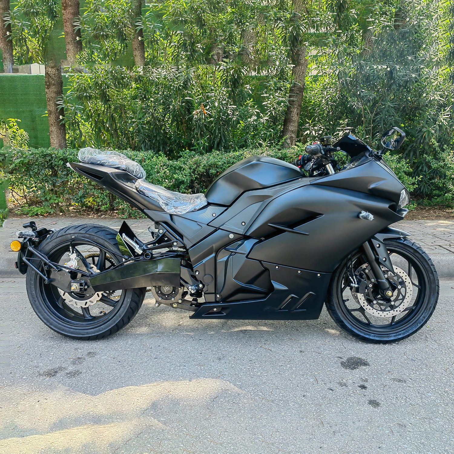 STLF Dukati 3000w Pani Gale Electric Racing Motorcycle with Central Motor
