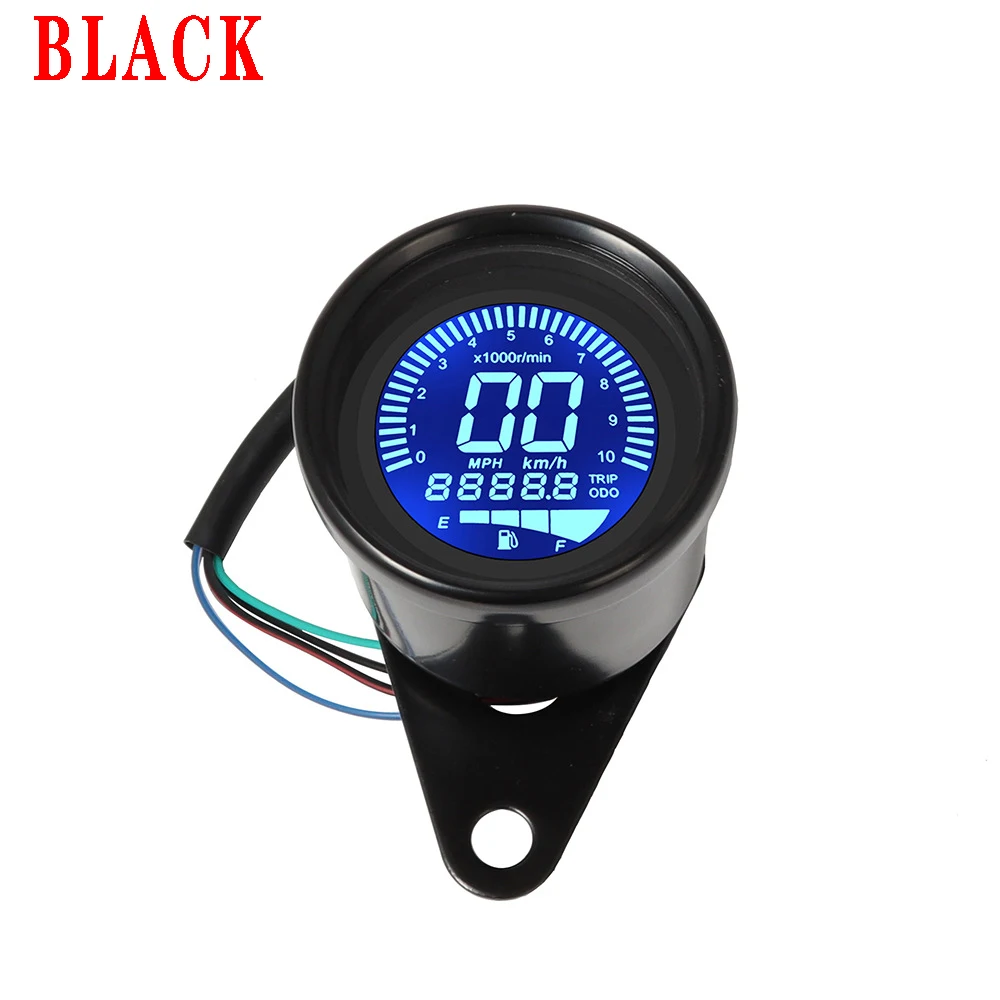 Multifunctional instrument Universal 12V Backlight Motorcycle Digital Dash Speedometer Tachometer Gauge Oil Level Meter Hon-da