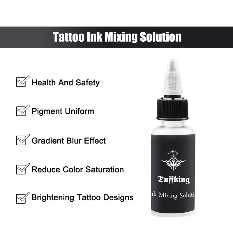 30ml Color Mixing Solution Pigment Tattoo InkColorant Blender Diluent Thinner Color Enhancer Tattoo Ink for Tattoo Makeup Art