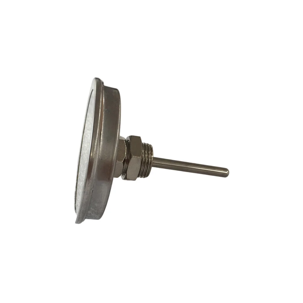 Stainless Steel JX-21J BBQ Thermometer for Oven Grill 100 to 500 Fahrenheit Range 80mm Face No Battery Required