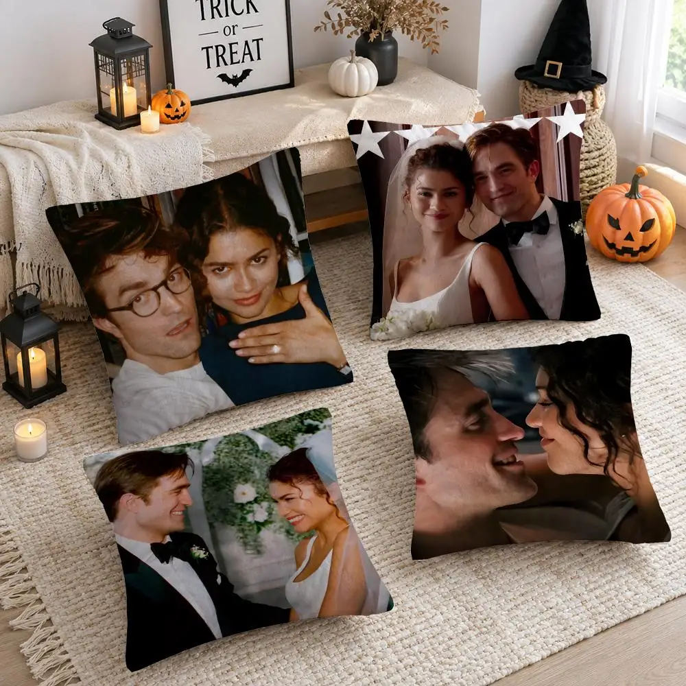 American Tv Series The D-Drama Cushion Cover Plush Decorative Pillow Case With Hidden Zipper Cutecore Room Decor For Home