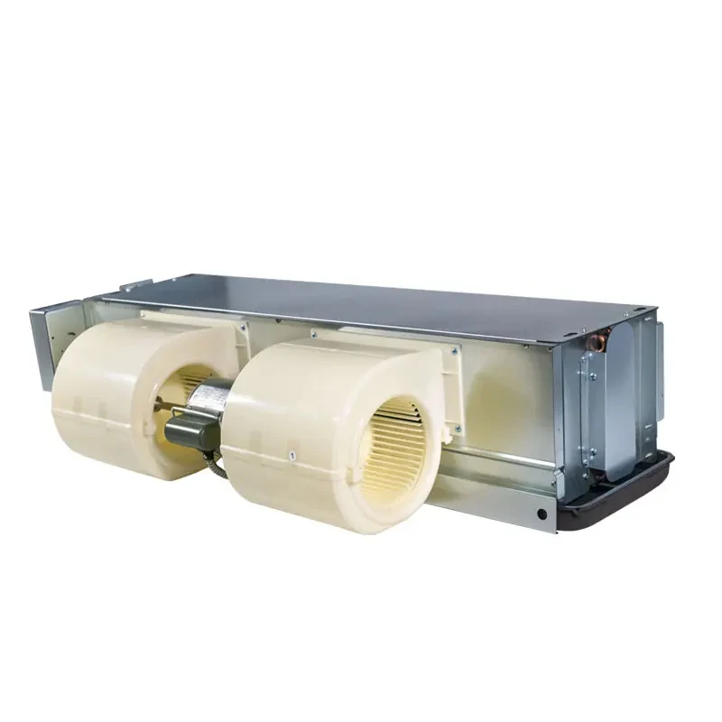 Hidden Ceiling Air Water Heat Pump Heating And Cooling Fan Coil Unit