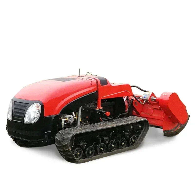 Remote Control Slope Mower Remote Control Lawn Mower Robot Remote Control Lawn Mower Rubber Tracks NEW