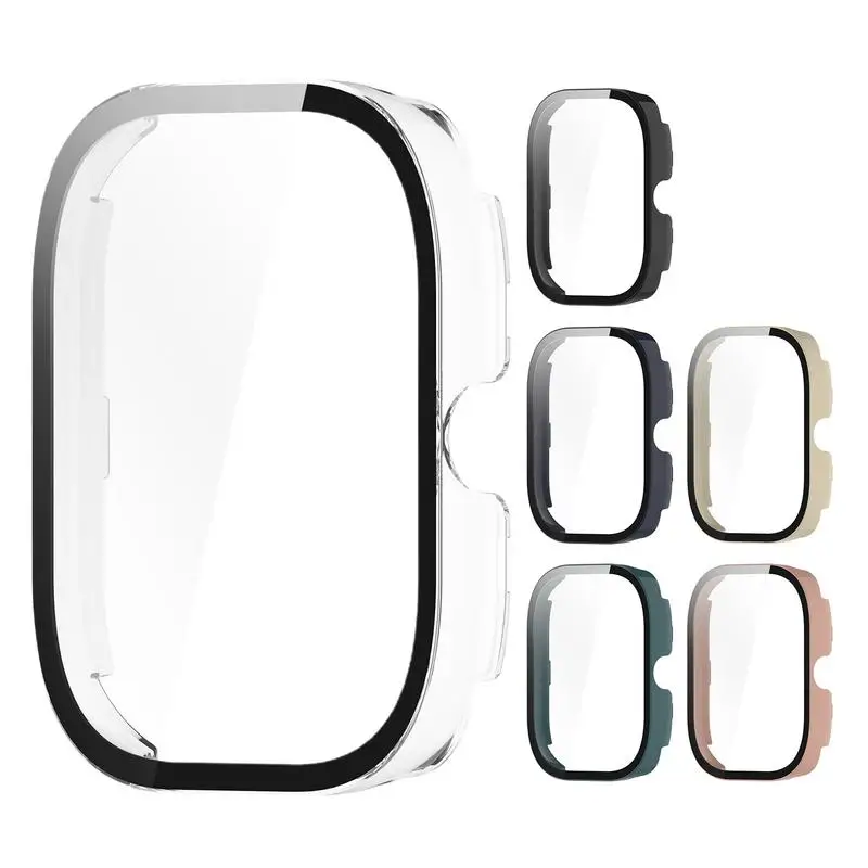 Tempered Glass+Case For Xiaomi Redmi Watch 4 PC Cover Screen Protector Shell For Xiaomi Redmi Watch4 Accessories