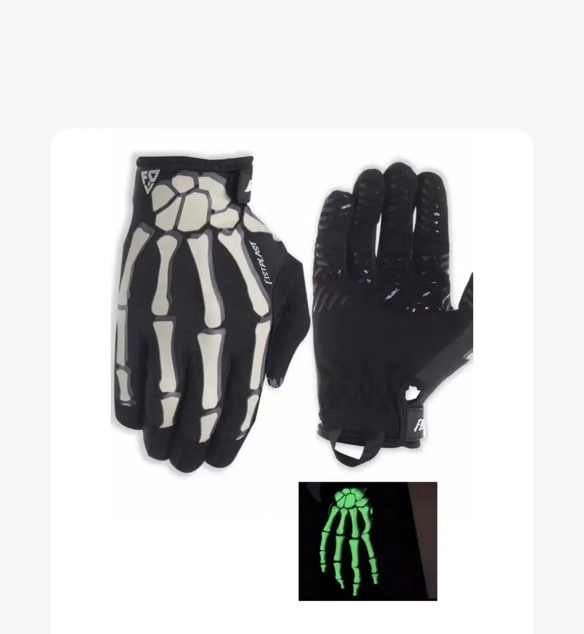 Christmas Glow-in-the-Dark Ghost Claw Two-color Tactical High-end Multi-Functional Full-finger Touch Scr MTB, Riding Gear Gloves