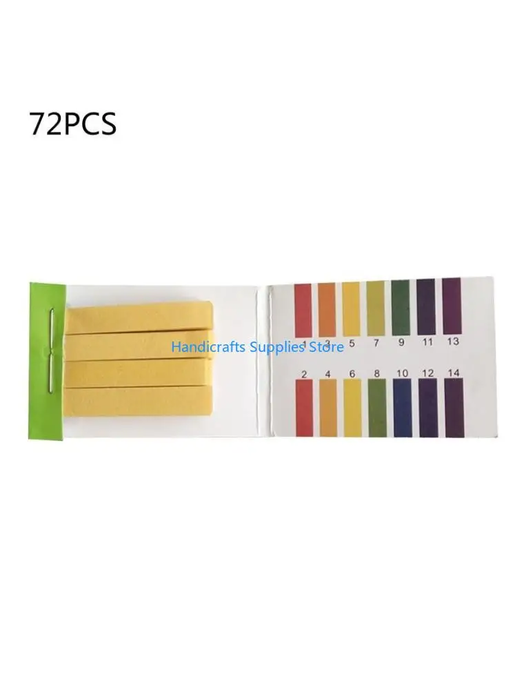 R1WA 72 dải/gói cá Test Strip Fish cho bộ dụng cụ kiểm tra bể cho ao nước ngọt dễ dàng đọc hướng dẫn kiểm tra nước