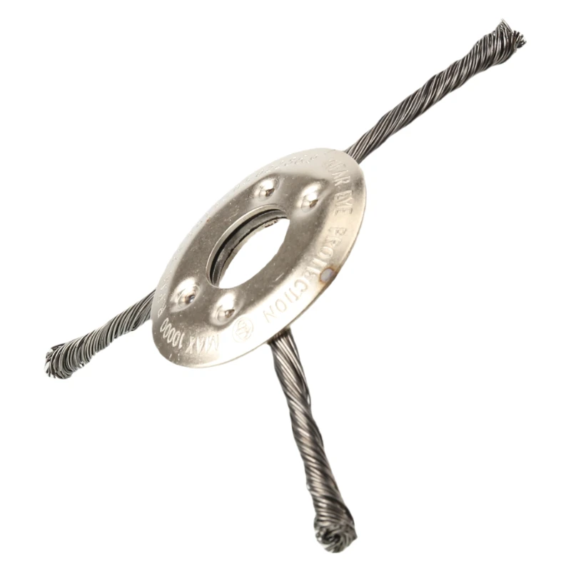 رأس عجلة تشذيب العشب من أسلاك الفولاذ: مناسب عالمي لقواطع الفرشاة ذات العمود المستقيم، ومزيل فعال للطحالب والصدأ