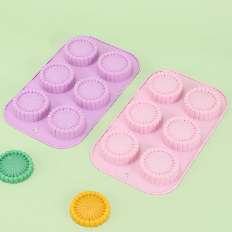 チョコレートパーティー用シリコンベーキングモールド、美しい花、DIYケーキデコレーションツール、ひまわりベーキングフォンダン型、キッチンアクセサリー