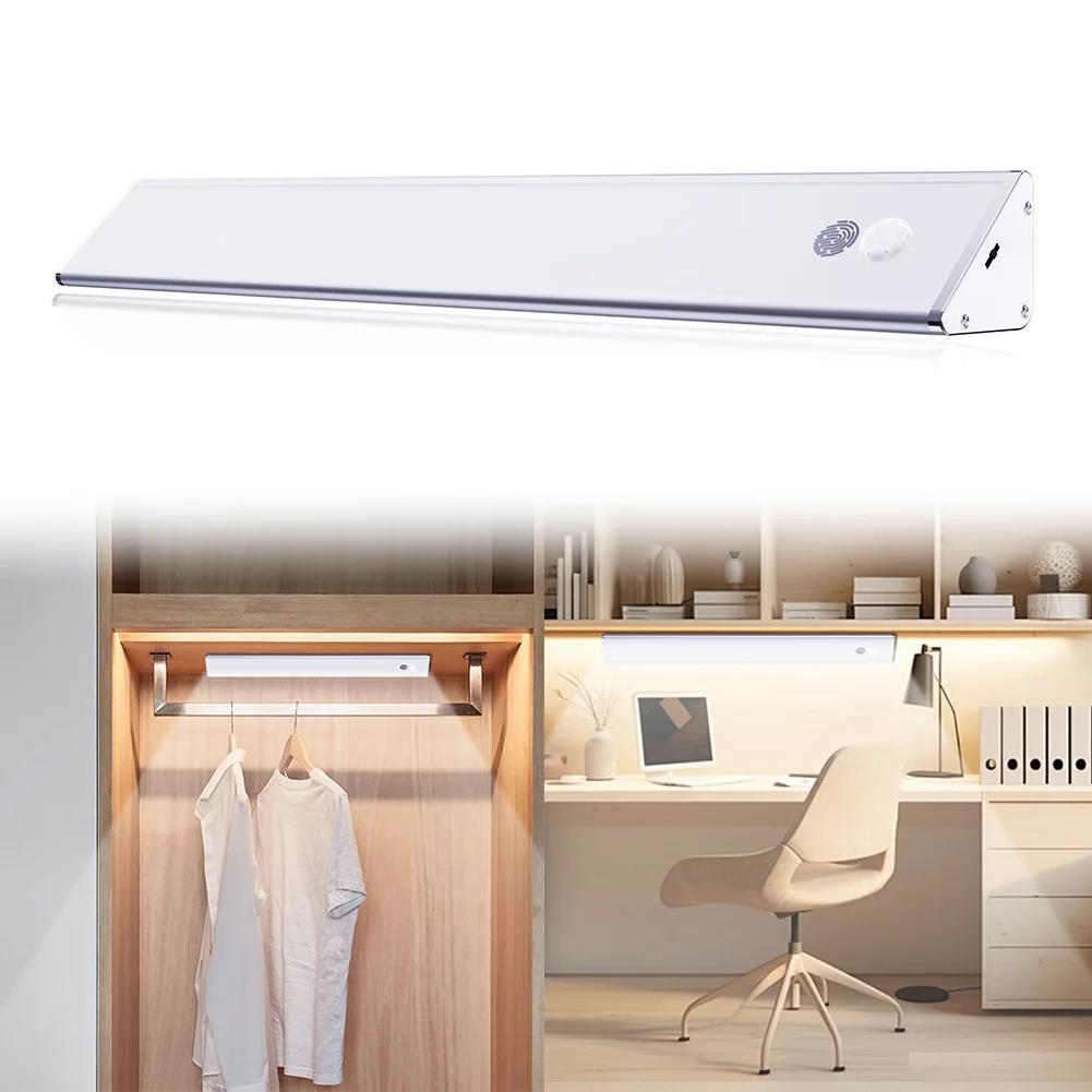 أضواء LED مرآة الغرور تعمل بالبطارية مرآة ماكياج ضوء USB شحن أضواء الخزانة اللاسلكية للحمام المنزلي