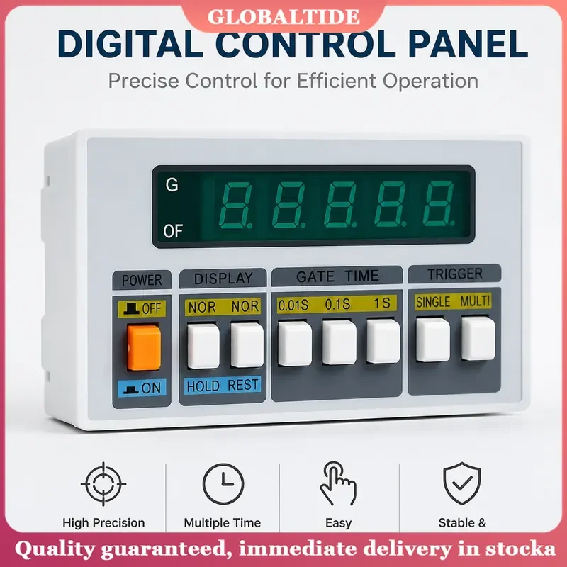 10HZ-2.7GHZ High Precision Frequency Counter TFC-2700L Multi-Functional Instrument with 8 LED Display High Resolution Meter