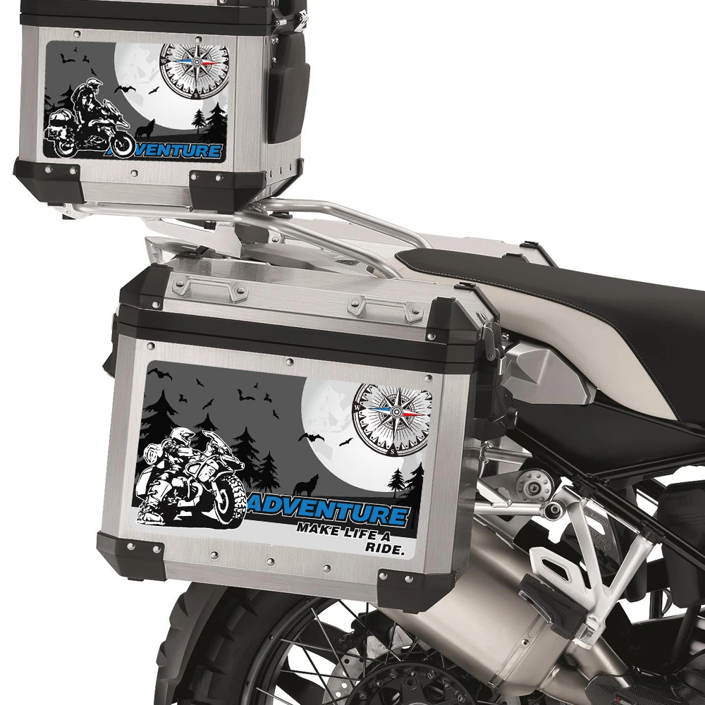 ل BMW G310GS F750GS F800GS F850GS R1150GS R1200GS R1250GS دراجة نارية الأمتعة حالات جذع دراجة نارية ملصقات حامي مائي #3