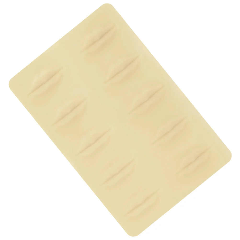 

Silicone Practice Skin for Lip Tattoos Double Sided Design Suitable for Both Beginners and Experts Tattoo Practice