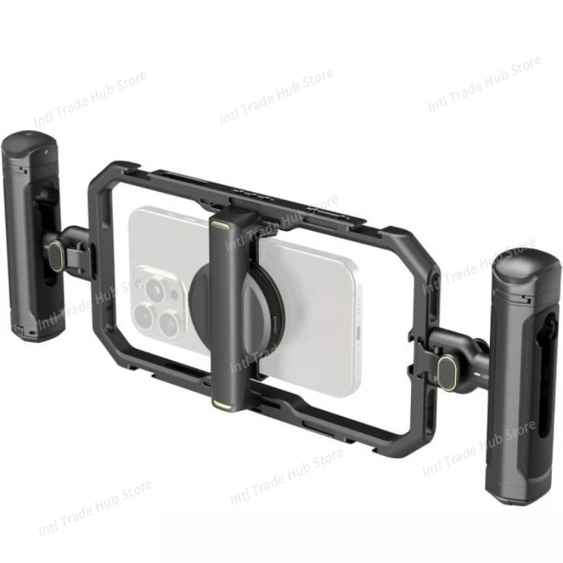 Universal Quick Release Phone Cage Kit Basic All-in-One Video Kit for IPhone for SamSung Handles Phone Clip4597