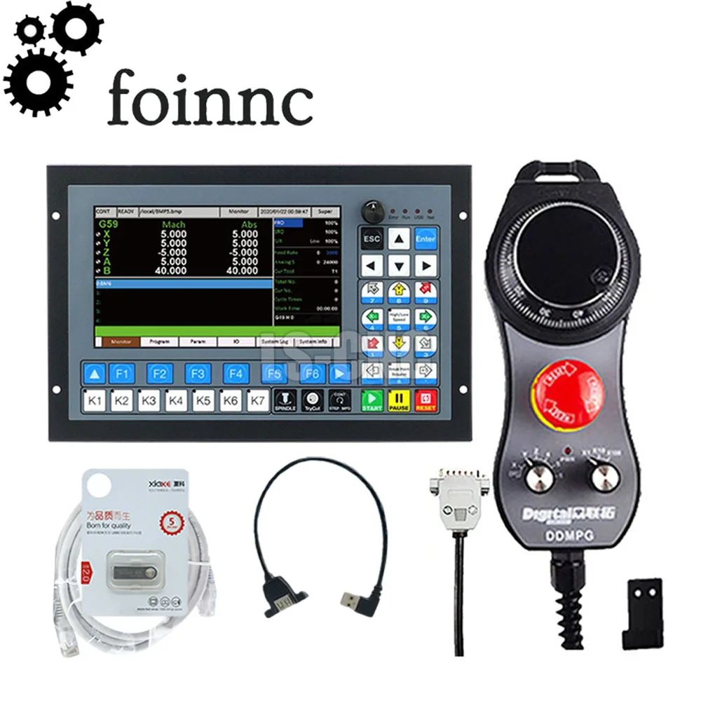 

Cnc Ddcs-expert 3/4/5 Axis Offline Controller 1mhz G-code Support Closed Loop Stepper/atc Instead Of Ddcsv3. 1+ Flywheel Mpg