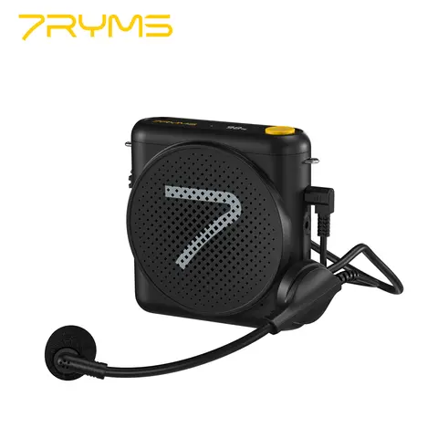 7RYMS 유선 메가폰 헤드셋 마이크 스피커 교사, 스피커, 투어 가이드용 소음 제거 음성 증폭기 WA1 SE