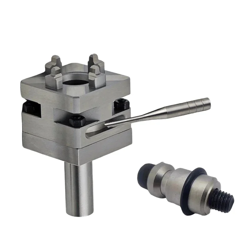 

Small Manual Chuck Convertor Reference Cassette Apply for Spark EDM Machine 56*56*49MM 56HRC Handle Lock Stainless Steel
