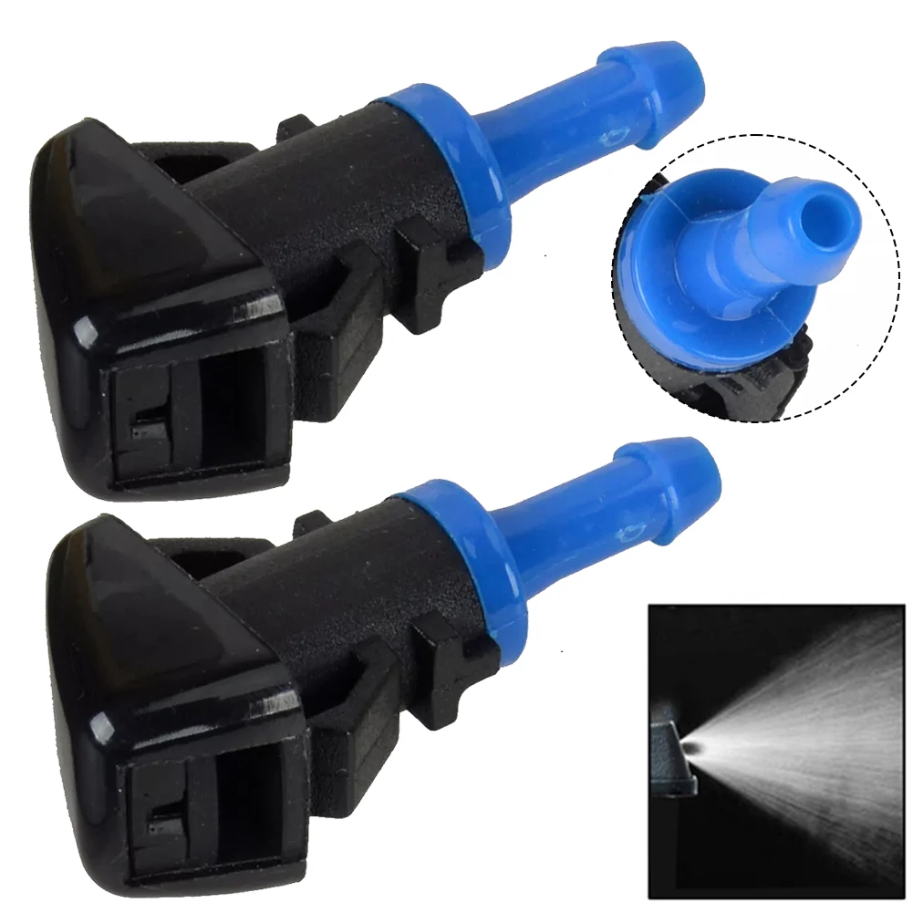 

2Pcs Windshield Wiper Washer Hood Jet Sprayer Nozzle For Jeep 08-16 5303834AB Washer Wiper Nozzle Effectively Clean Headlights