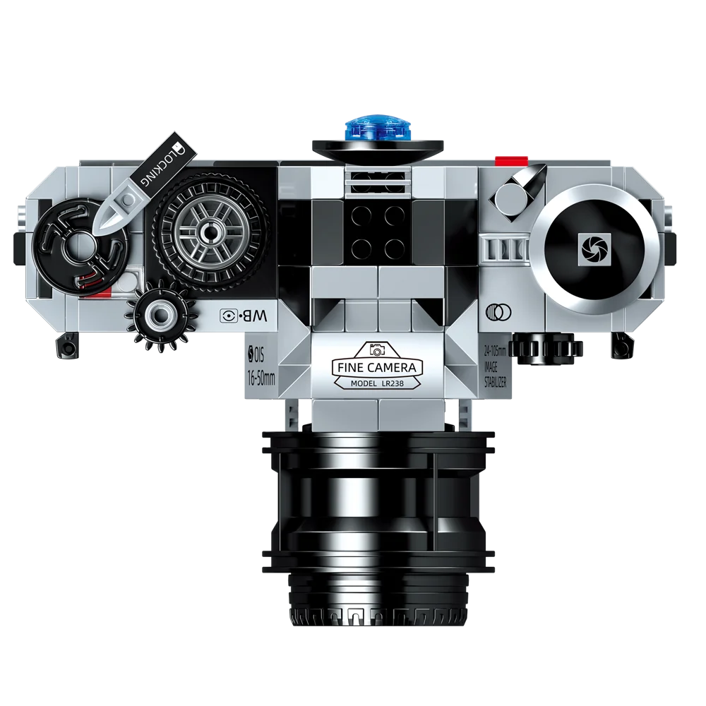 Giocattolo mini blocchi di costruzione per fotocamera DSLR: kit della serie di modelli di fotocamera DSLR e preferita dai bambini - Regali creativi ed educativi