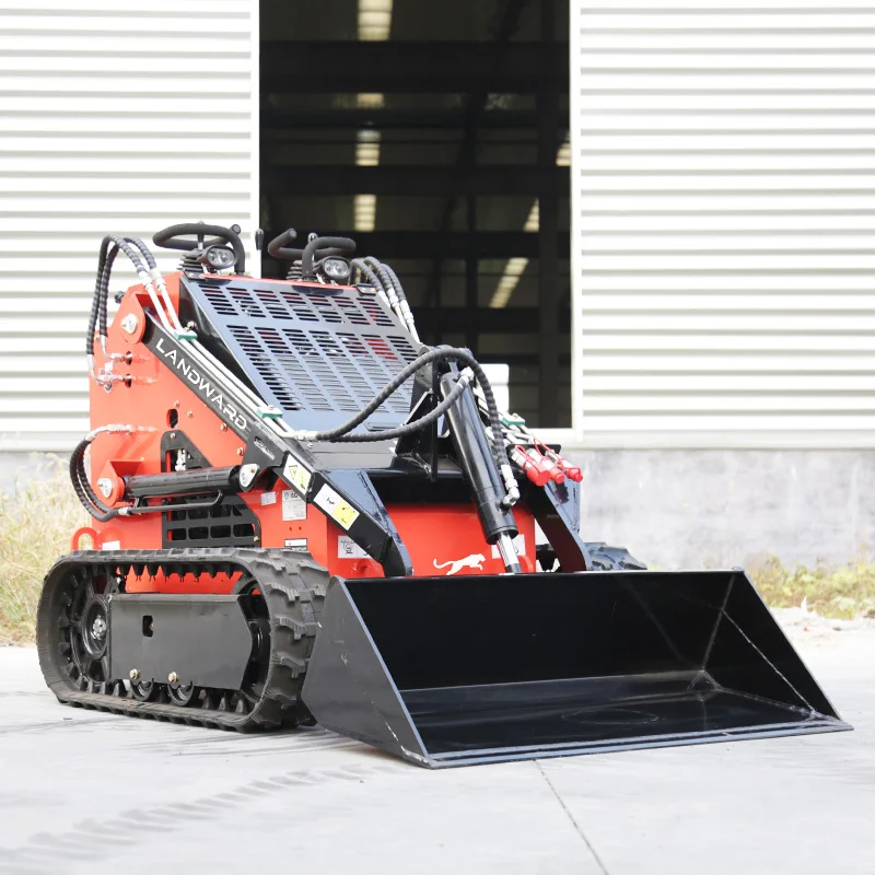 

EPA Euro 5 Small Crawler/Wheeled Front Loaders Fast Delivery Stand Behind Skid Steer Loader Diesel Engine Snow Shovel Customized