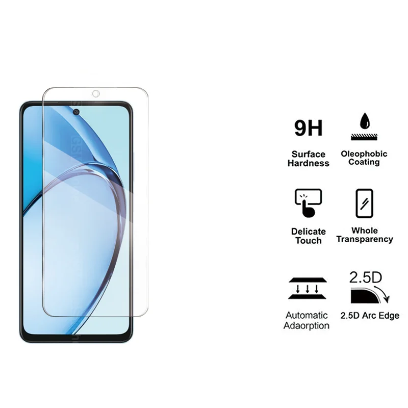 2 pezzi di pellicola in vetro temperato per Oppo A60 Full Cover Screen Protector vetro protettivo per OppoA60 A 60 5G oppoa60 vetro temperato