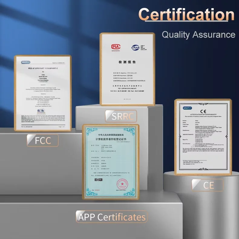 Sistem Pemantau Tekanan Ban TPMS Real-Time 10 Roda untuk Truk RV, Sensor Eksternal, Dropshipping, Pemasangan Mudah