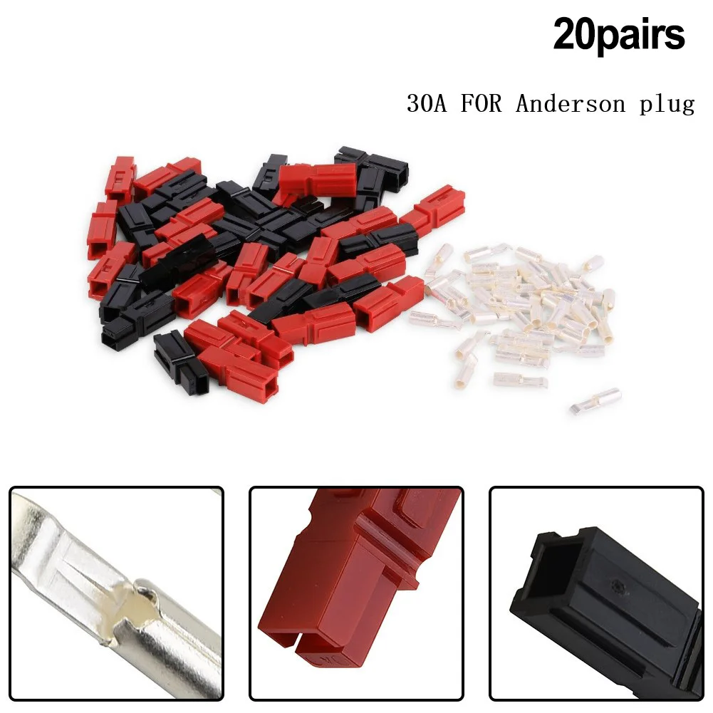 

20 пар морских разъемов питания на 30 А для электромобилей и строительных машин, сильноточные разъемы 600 В