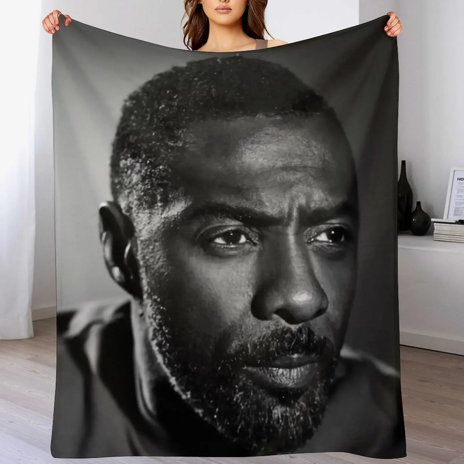 

Wallpaper elba's Black White Throw Blanket Designers blankets ands Beach halloween Blankets