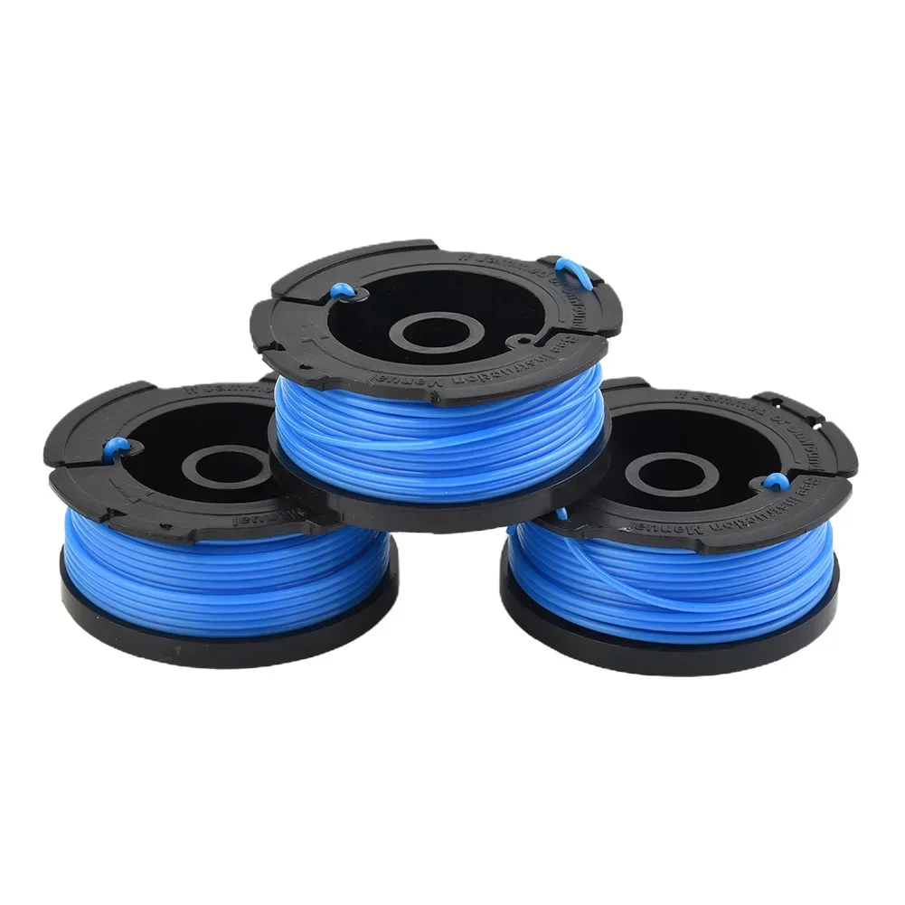 

3 Pack Trimmer Spool and Line Heads for Black & Decker Models with 1 5mm Diameter 10m Length and Auto Feed Head