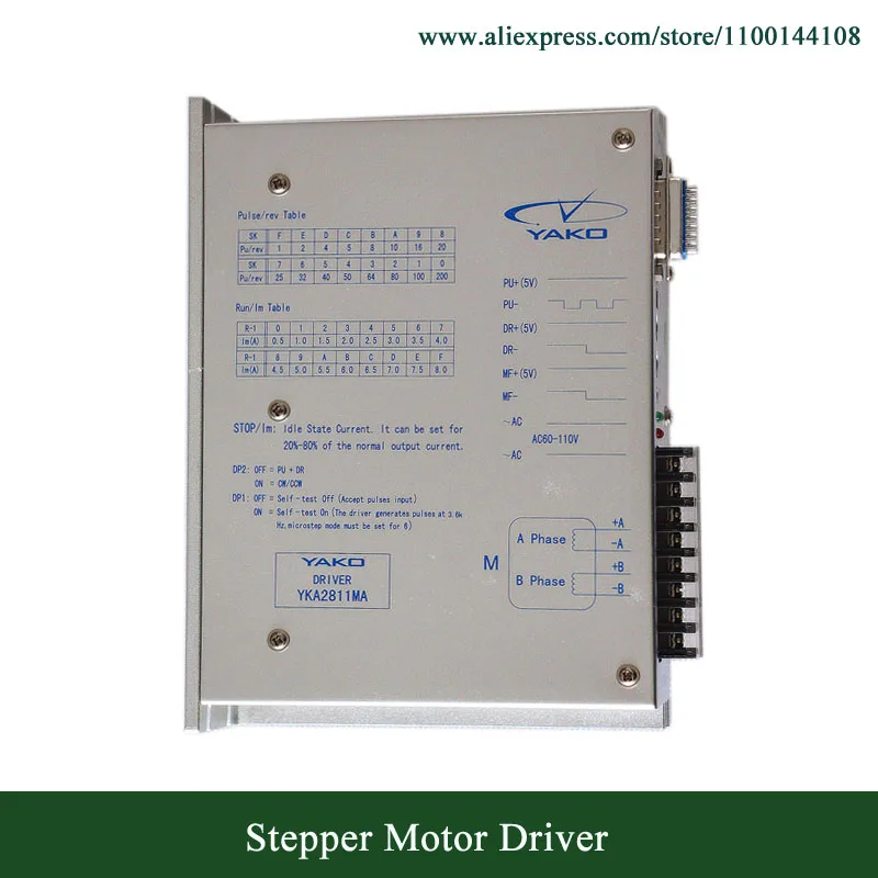 YAKO Stepper Motor Driver YKA2811MA 2 Phase Driver