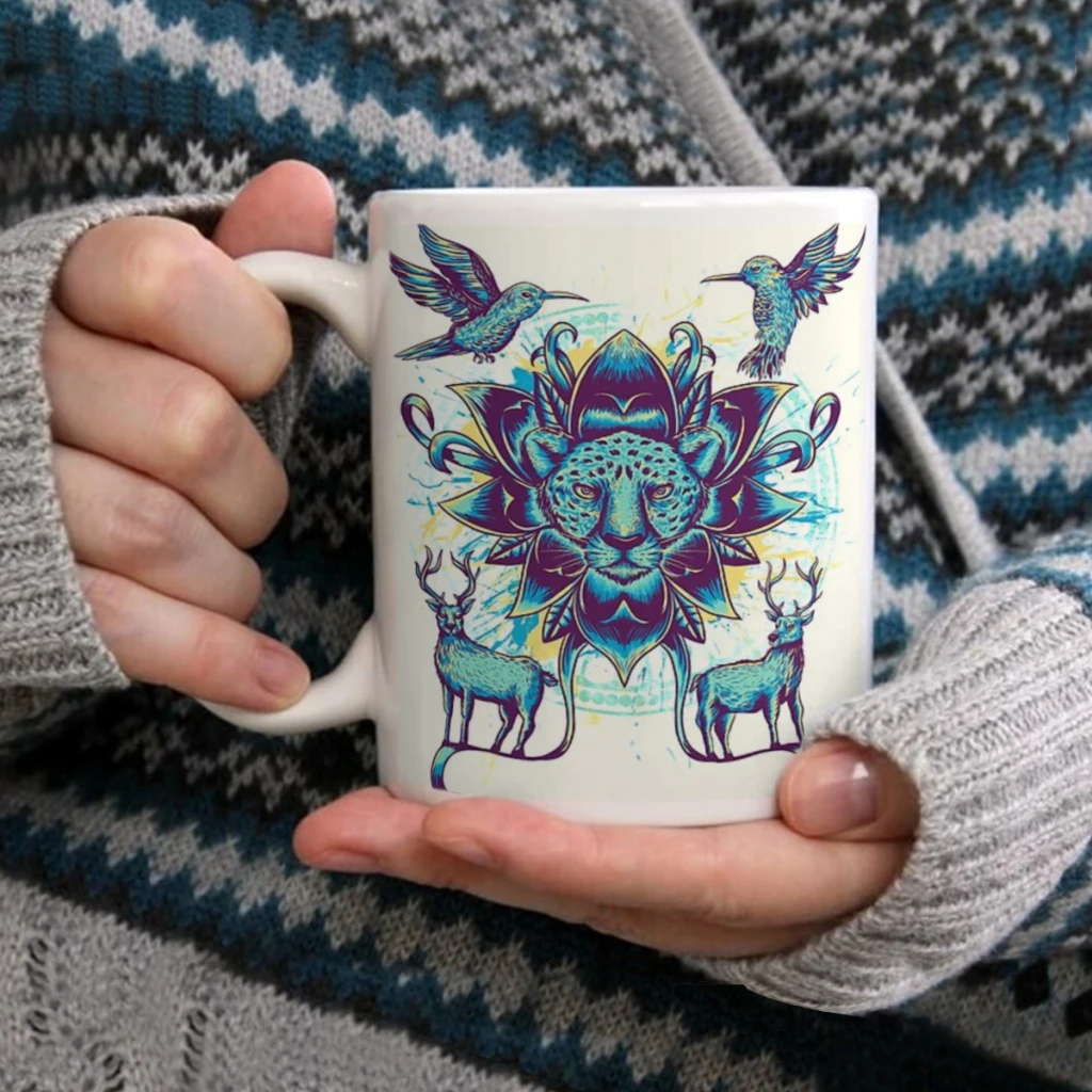 

circle of natureCoffee Mug Tea Cup 11oz Coffee Cup Funny Birthday Ceramic Mug Personalized Cup