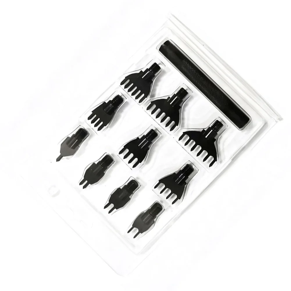 Replaceable Leather Chisel Hole Punch Set For Stitching And Crafting With 4mm 5mm 6mm Spacing Metal Hand Tool
