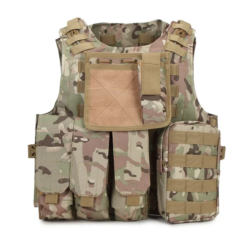 

Outdoor Amphibious Tactical Vest Cs Combat Gear Camouflage Combat Vest 1000D Lightweight Hunting Vests